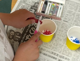 エコキャンドル作り