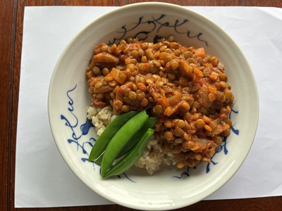 脱炭素クッキングで作ったキーマカレー